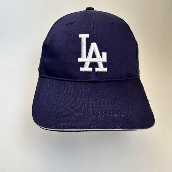 Logos Unltd Other - VTG Los Angeles Dodgers Baseball Cap Snapback Hat Farmer John Logos Unltd Flag